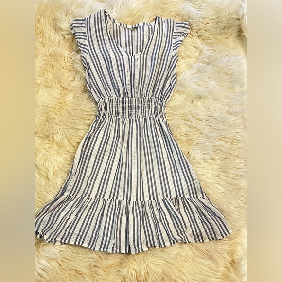 Rails Striped V-Neck Mini Dress - Picture 10 of 10